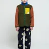 Jacken Kid AW23 Fleece Kapuzenmantel BC Jungen Mädchen Farbblock Polar Weste Baby Mädchen Winterkleidung Kinder für 231007