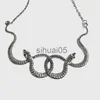 Colliers pendentifs colliers serpent sorcière cadeaux gothiques cadeaux d'Halloween x1009