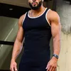 Canotte da uomo Summer Gym Stringer Top Uomo Abbigliamento traspirante Bodybuilding Camicia senza maniche Gilet fitness Canottiere muscolari T-shirt da allenamento