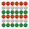 Dostępne zastawy stołowe 60pcs 7 -calowe papierowe talerz okrągłe taca zwykłe zastawa stołowa na święto BBQ Christmas Party (Red Green White)