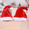 Kerstversiering hoogwaardige kerst korte pluche hoeden kerstbenodigdheden kerstmutsen voor volwassenen feestdecoraties