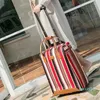 Koffers GraspDream Oxford Rolling Bagage Set Spinner Vrouwen Mannen Koffer Wielen Streep Carry On 20 Inch Reizen