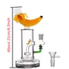 Partihandel unika frukter bong hopahs showeehead perc dab rigs banan ananas persika form glas bongs vatten tobaksrör