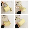 Shoulder Bags Female Bag PU Leather Promotion Simple Fashionable Casual Underarm Handheld Crossbody Student Solid Color