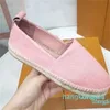 Designer Casual Shoes Classic Couple models Denim fishermanladies real leather sneakers Loafers lace up women designers shoe