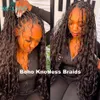 Lace S Bumk Hair Hair No Seft for Thording Curly Bundles Wholesale Double Drawn Boho Braids Black Women 231007