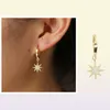 Moon Star Encring Dangle Cute Moon Starbust Charm Gold Plated 2018 Gift Gift Gift 925 Sterling Silver Gorgeous Jewelry1742401