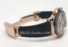 Top Super heren BTF Asia 4130 fabriekschronograaf 40 mm zwarte wijzerplaat met stick 18K rosévergulde keramische lunette saffier Wimbledon rubberen automatische horloges