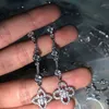 2024 Sterling Silber Hohl Klee Designer Ohrring Ohrstecker Ringe Glänzender Zirkon Kristall Lange Quaste Glück Asymmetrische Ohrringe Frauen Schmuck Geschenk