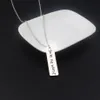 Ожерелья с подвеской RJ You Are The Lettering, вдохновляющее ожерелье, изготовленная на заказ цепочка Chker из нержавеющей стали, ювелирный аксессуар Gift284P