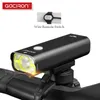 Rower Lights Gaciron 400800LM Rowerowe reflektor przednie światło z drutem zdalny przełącznik IPX6 Wodoodporny konkurs Pro Latarka 231009