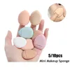 10 st svampar Applikatorer Bomull 1/3/5/10 PCS Mini Finger Puff Foundation Powder Detail Makeup Sponge Face Concealer Cream Blend Cosmetic Accessories Tool 231009