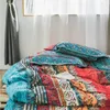 Zestawy pościeli bohemian bawełniana 3D Zestawy luksusowe boho kołdra Zestaw poduszki królowa king size bedlinen bedspread 231009