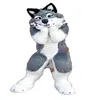 2022 grijze hond wolf vos fursuit mascottekostuum fancy dress alle maten gloednieuwe complete suit256a