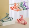 Hangers Racks 10 pièces/ensemble bébé tissu cintre garçon fille enfants porte-vêtements chien animal cintre en plastique pantalon cintres étendoir buanderie 231007