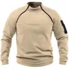 Herrenjacken Herrenjacke US Tactical Outdoor Polar Männliche winddichte Mäntel Warme Reißverschlüsse Pullover Mann Pullover Einfarbige Kleidung Gym Sport Tops 231009