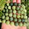 Loose Gemstones Natural Stone Beads Genuine Canada Jade For Jewelry Making 15inch 6/8/10/12mm Spacer Diy