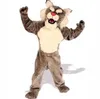 2024 Hot Sale Power Cat Wildcat 마스코트 의상 애니메이션 카니발 성능 의류 광고 의류 복장