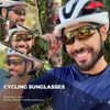 Óculos de sol ao ar livre SCVCN Mountain Bicycle Óculos Esportes Mens Óculos de sol Pochromic Ciclismo Goggles MTB Road Running UV400 Proteção 231009