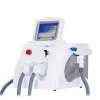 Nouveau design 2 en 1 ND YAG Laser détatouage Ipl Laser cheveux enlever le visage levage traitement de l'acné grande zone de tache Q commuté machine indolore virtuelle