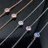 Tiff Necklace Designer luxury fashion jewelry High Version Bubble S925 Silver Plated 18K Rose Gold Material Edition Collar Chain accessory