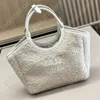 Wool Designer Tote Bags For Women Luxury Handbags Mens Winter Small Totes Soft Mu Fluffy Fashion Handbag Leather Purse