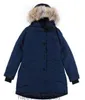 Cappotto in piumino d'oca Giacca invernale da donna Collo in vera pelliccia di lupo Con cappuccio Cappotti caldi e antivento per esterni con cappuccio rimovibile Parka da donna Xs-3xl3lyb