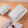 وجبات وجبات بيضاء توغو مربع مفصلي حاويات الطعام للمطاعم هي BiodeCholable Hot Dog Box Box Hamburger Box Box Edible