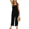 Vrouwen Zomer Losse Jumpsuit Tuinbroek 2019 Sexy Diepe V-hals Backless Romper Dames Band Een Stuk Wijde Pijpen Broek Playsuit243o