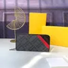 Portafoglio di design Portafoglio con cerniera in rilievo Donna Luxurys Portafogli Porta carte Zippy Pouch carte da uomo Soldi da donna in vera pelle