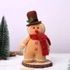 Altre forniture per feste per eventi 30 cm Gingerbread Man Doll Natale Peluche Gamba Bambole Ornamenti per albero di Natale Anno Decorazioni regalo per bambini per la casa 231009