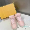 2023-plattform Dubbelhjul nylon sneakers kvinnor kvinnor för vita sneaker tränare tredubbla tjock botten lyx för rosa