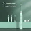 Diş Fırçası 5 Mod Sonik Elektrikli Diş Fırçası USB Şarj Cihazı Şarj Edilebilir IPX7 Su geçirmez Akıllı Zamanlayıcı Temiz ve Beyazlatın Dişler Ultrasonik Oral 231007