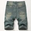 Men's Shorts 2023 Summer Fashion Mens Casual Short Jeans Clothing Cotton Breathable Denim Male Size 28-42