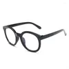 Óculos de sol quadros vintage grande quadro óculos acetato liso para unisex personalidade seta redonda óculos
