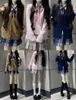 Tricots pour femmes Automne Étudiant japonais Basic Col V JK Multicolore Tricot Cardigan Pull Femmes Lâche Casual All Match Kawaii School
