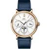 IWC Luxusmarke Moon Luminous Phase Designeruhr Designer Herren Luxus Klassischer Luxus Elegante ultradünne 40-mm-Uhren 344601602 Fabrik 82650 5ipo