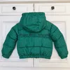 Designer MON doudoune enfants enfants FW22 Hound imprimé doudoune à capuche manteaux chauds vert