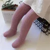 12-24 maanden 12-24 M Spring gebreide baby pantyhose voor meisjes draai kinderen bodem peuter kind meisje geribbelde kousen