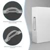 Ta ut containrar 100 uppsättningar Cake Box Handle Practical Grab Cajas Para Cupcakes Crank Plastic Diy Advanced Hållbar