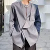 Men's Suits Bugilaku Spring And Autumn Fashion Show Style Personalized 3D Cutting Suit Korean Version Casual Coat