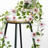 Decoratieve bloemen Luxe Real Touch Magnolia Rotan Kunstmatige Bruiloft Pography Venster Nep Wijnstokken Kamer Decor Fleurs Artificielles