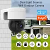 Ao ar livre à prova dwireless água sem fio 1080p 2mp câmera tuya vida inteligente de segurança em casa ptz ip zoom dome câmeras cctv vigilância vídeo