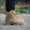 Laarzen Heren Militaire Tactische Laars Tactische Herenschoenen Combat Enkellaarsjes Hoge Kwaliteit Jacht Trekking Camping Schoenen Man Veiligheidsschoenen 231009