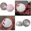 Strumenti di cottura 2 pz/pacco 3D sfera in lega di alluminio sfera bomba da bagno stampo arriva torta pasticceria stampo 4,7 cm 5,7 6,7 cm