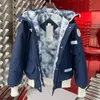 70xg Heren Hoge Kwaliteit Merk Ontwerpers Parka's Winter Warm Glacier Synonymous Series Canadese Ganzendons Jacekt Casual Parker Jack met Witte Badge