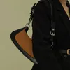 Umhängetaschen Matte Leder PU Luxus Designer Handtaschen Für Frauen 2023 Tasche Mode Kontrast Spleißen Zwei Riemen Crossbody