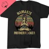 T-shirts hommes Namaste mère coton T-shirt hommes vêtements à manches courtes T-shirts homme hauts Y2k vêtements loisirs créatifs Camisa nouveauté hipster