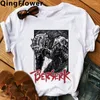 T-shirts pour hommes Berserk Guts Eyes t-shirt homme Harajuku Tumblr Kawaii Ulzzang chemise blanche haut d'été vêtements de Couple