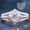 Chenrui Jewelry Hot Selling Style Full Set Diamond Fashion Trend High-end Ring for Change